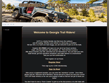 Tablet Screenshot of gatrailriders.com